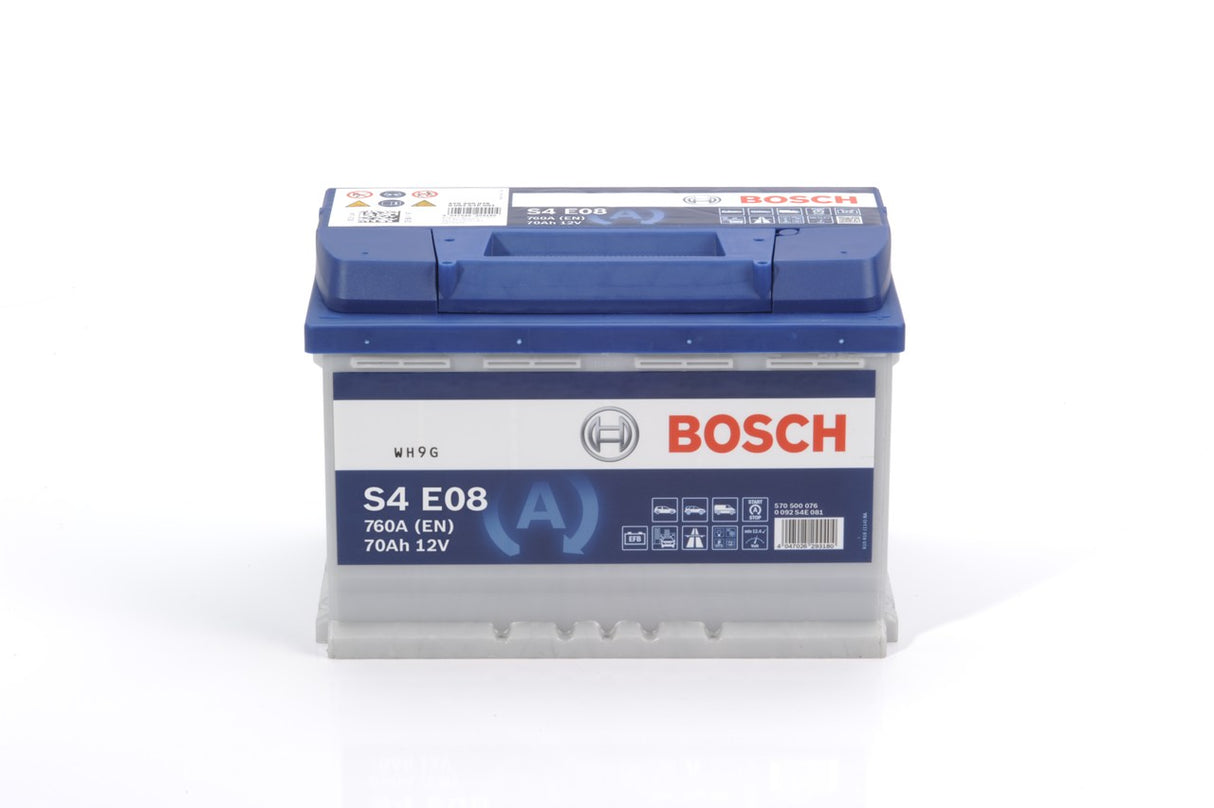 BOSCH Bilbatteri S4E EFB, EFB Start-Stop 12V 70 ah 760 A