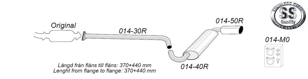 Mazda MX-5 NA 89-96 Sportsystem 1*100 / 014-H0R