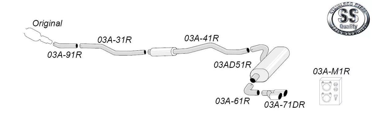 BMW F30-serie 3/420i Sportsystem 2x80