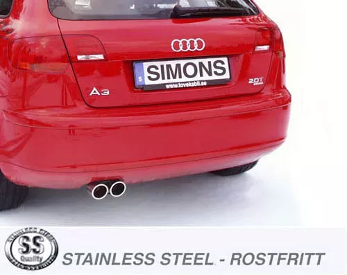 A3 (8PA) Quattro Sportback 1.8TFSi/2.0TFSi år 2005-2013