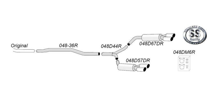 Avgassystem Audi A4/A5 B8 2,0TDI