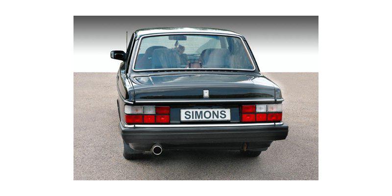 Sportavgassystem Volvo 240 Turbo 81-85