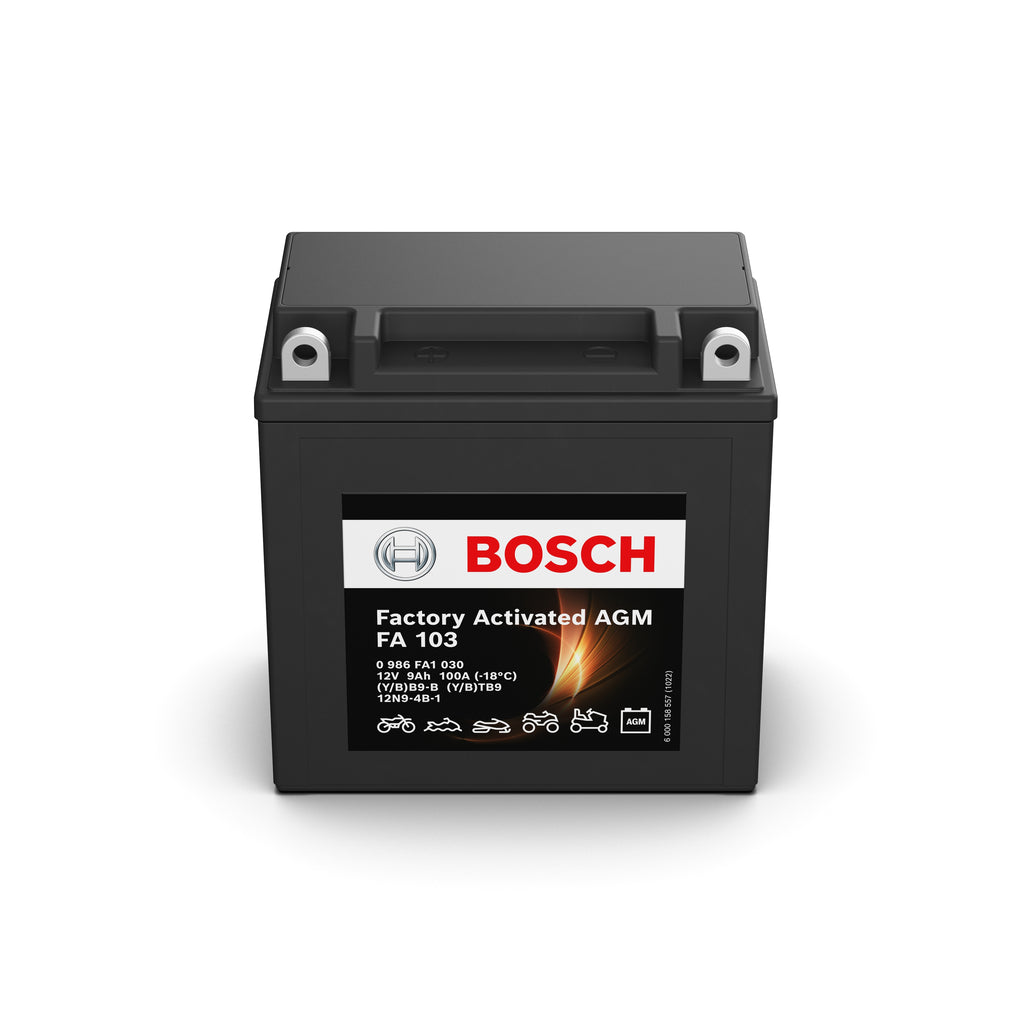 Bosch AGM-Batteri 12V 9 ah MC-Batteri