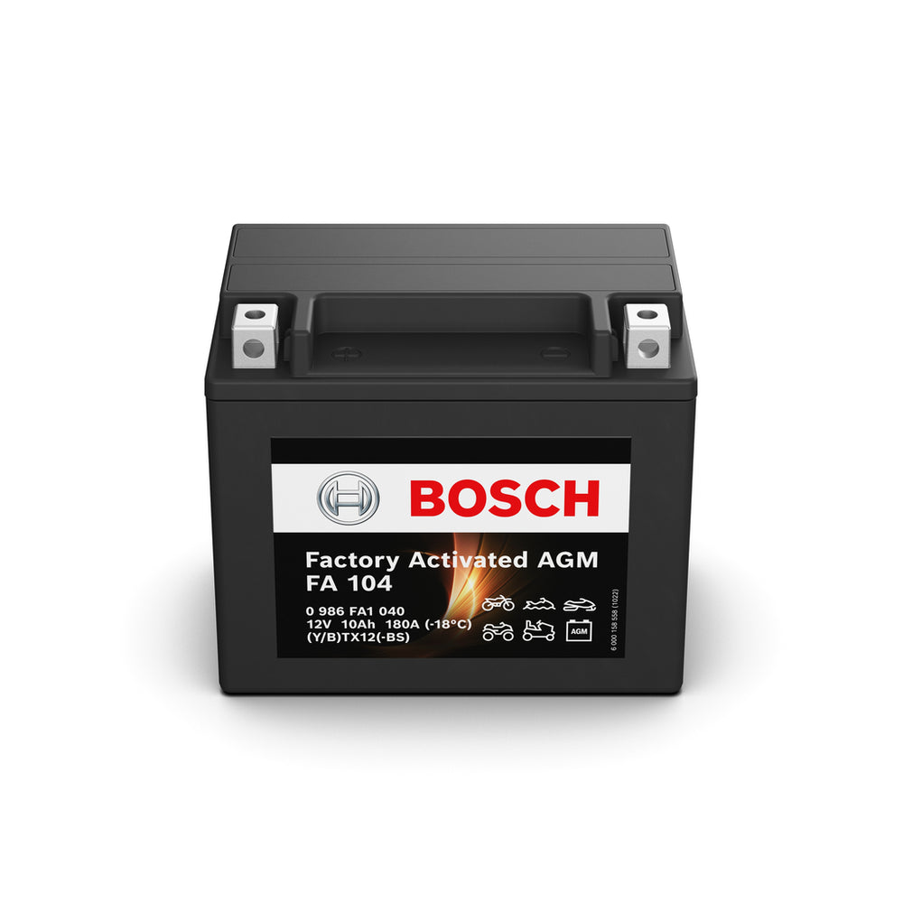 Bosch AGM MC-Batteri 12V 10 ah 150 A