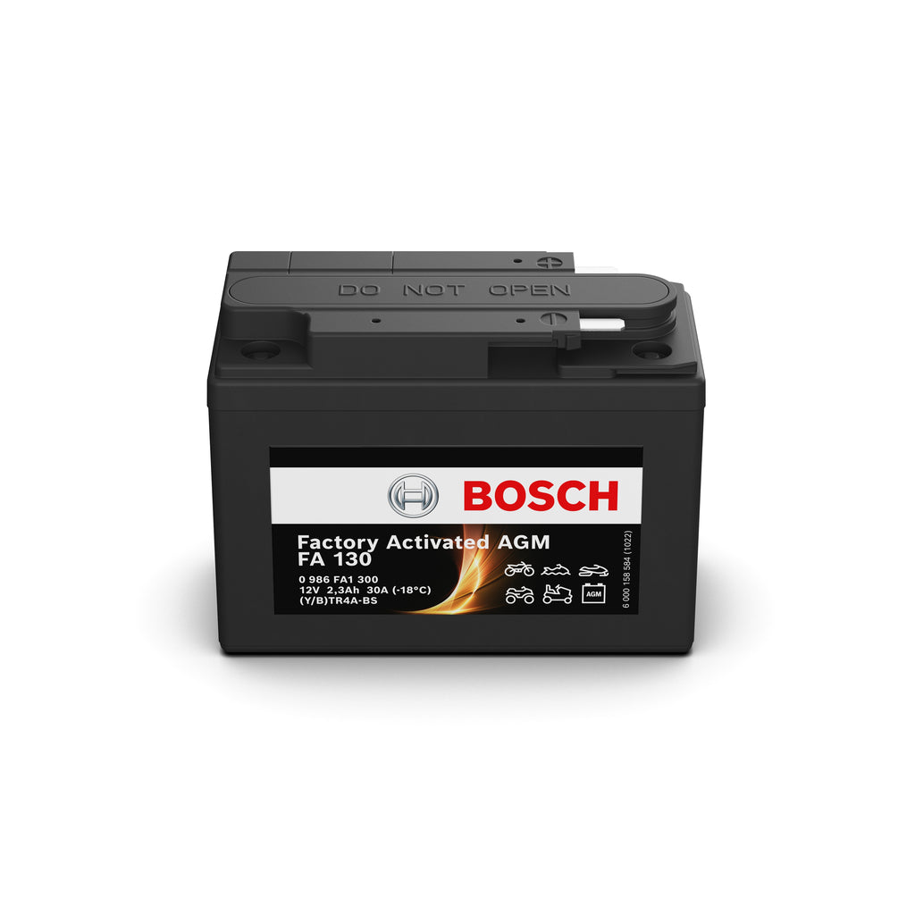 Bosch AGM MC-Batteri 12V 2,3Ah 30A – Underhållsfritt MC-batteri med hög prestanda
