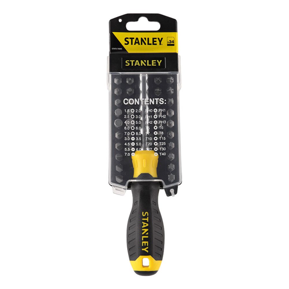 Stanley STHT0–70885 bitsskruvmejsel med 34 bits