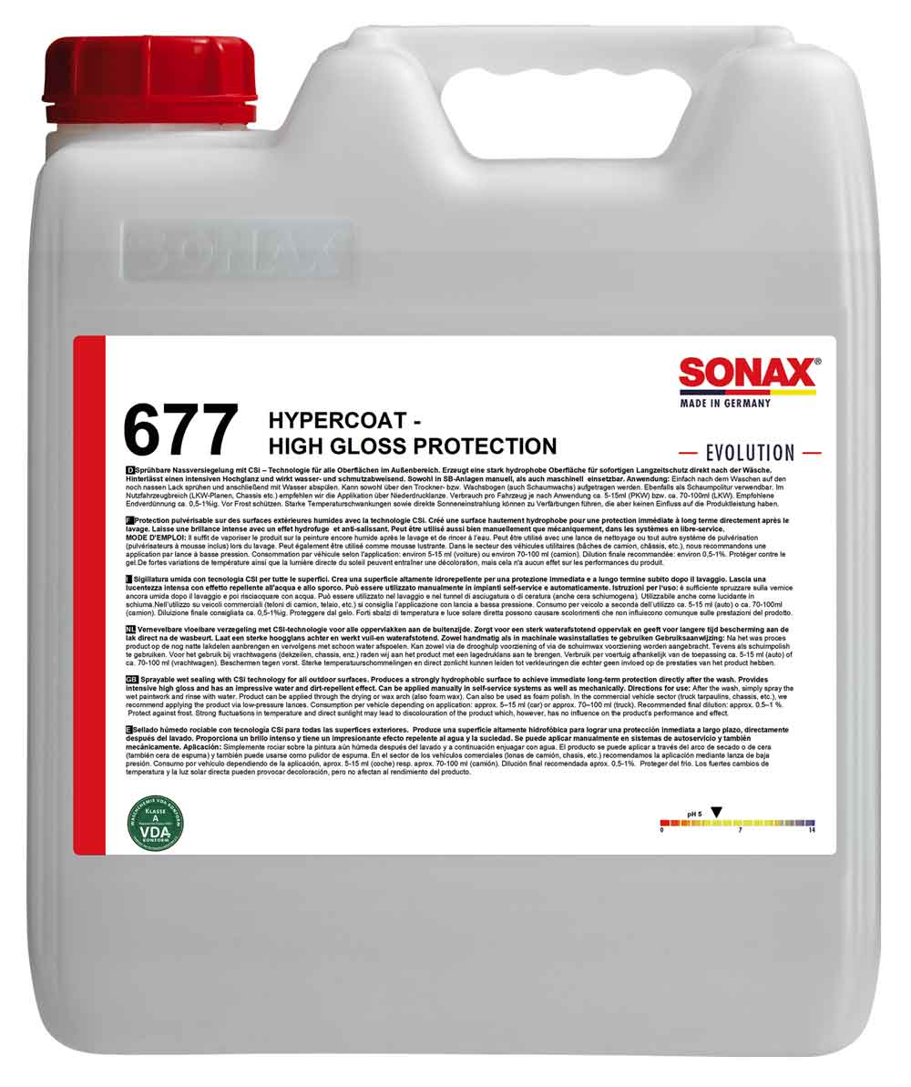 Sonax Hypercoat High Gloss Protection Koncentrat – 10 liter