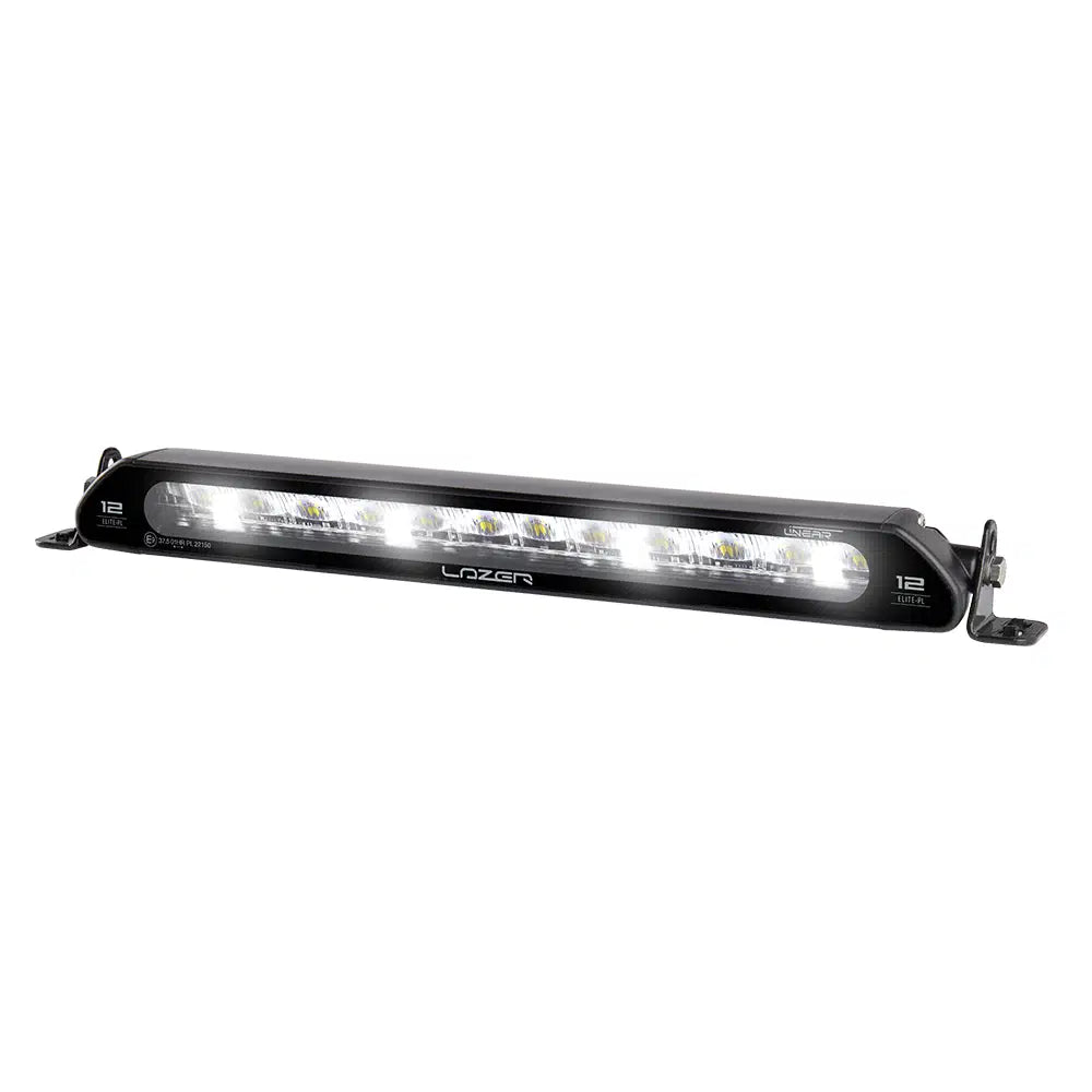 Extraljus Lazer Linear 12 Elite med Positionsljus - Rak / 38 cm / 84W