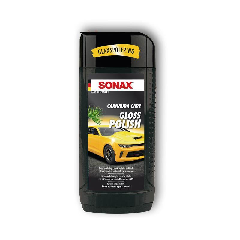Sonax Carnauba Care Gloss Polish 500 ml – Vattenbaserad polish med hög glans och skonsam rengöring
