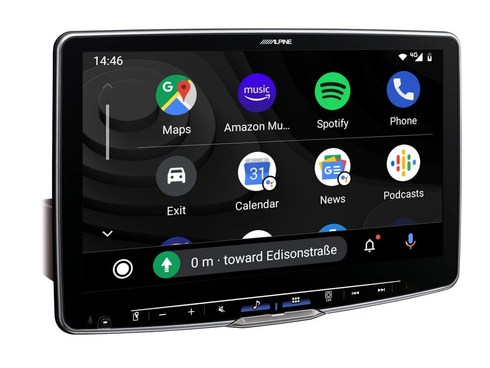 Alpine ILX-F115D (Halo 11), bilstereo med CarPlay, Android Auto och DAB+