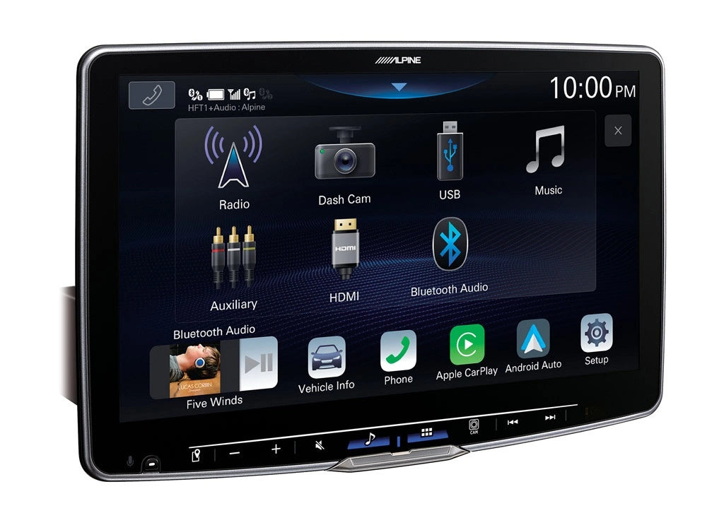 Alpine ILX-F115D (Halo 11), bilstereo med CarPlay, Android Auto och DAB+