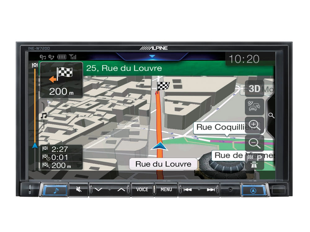 Alpine INE-W720D, bilstereo med navigation, Apple CarPlay och Android Auto