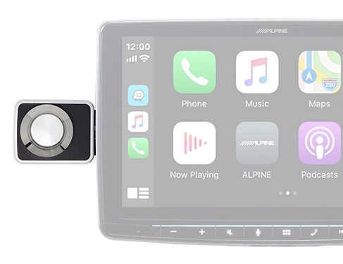 Alpine RUX-H01, bass remote för Alpine Halo-skärmar