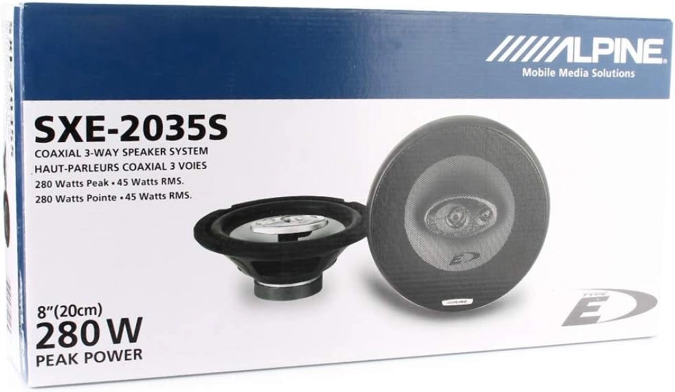 Alpine SXE-2035S, 8 tums koaxialhögtalare