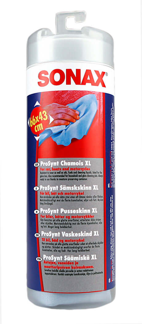 Sonax ProSynt Syntetiskt Sämskinn – Professionell torkduk för bil, båt och MC