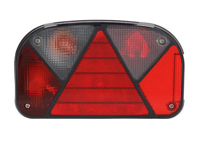 Baklampa Aspöck Multipoint 2 Vä, 5-pol reflex, skyltbelys. Valeryd