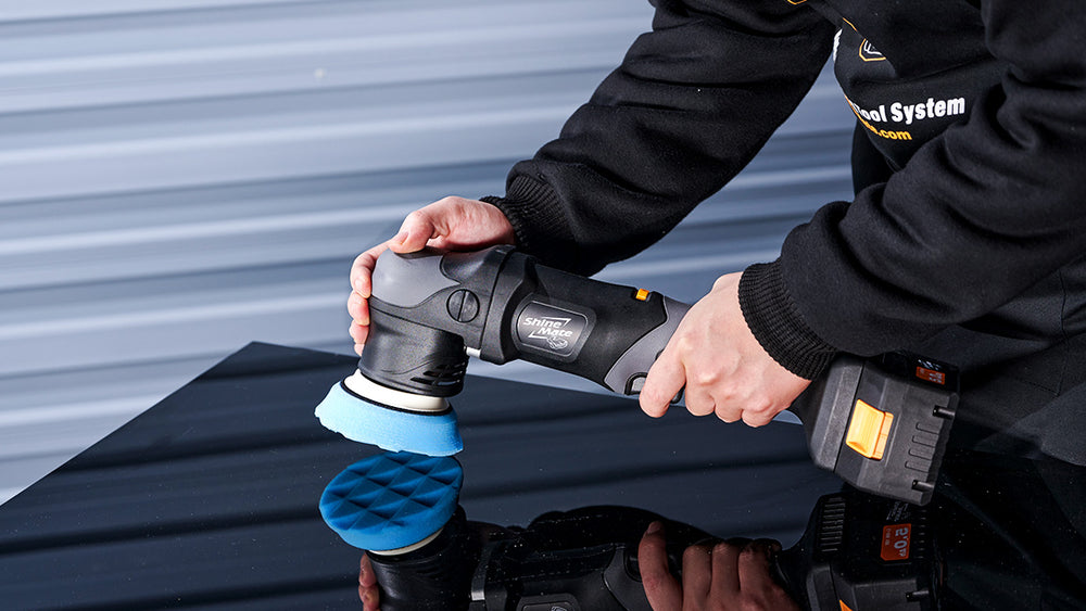 ShineMate EB351-3/12 – Sladdlös oscillerande polermaskin med 12 mm slaglängd