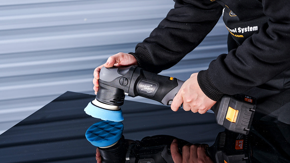 ShineMate EB351-3/12 – Sladdlös oscillerande polermaskin med 12 mm slaglängd