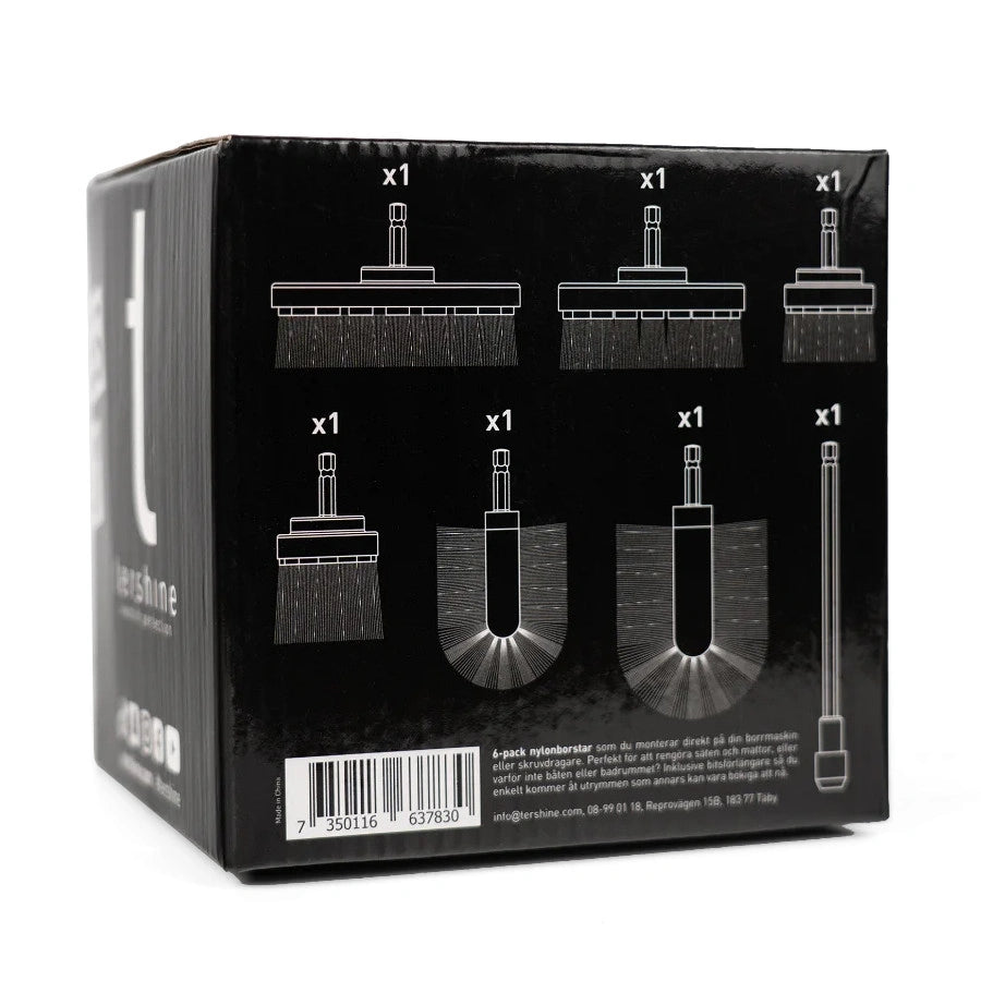 Tershine Borstar för skruvdragare, hård