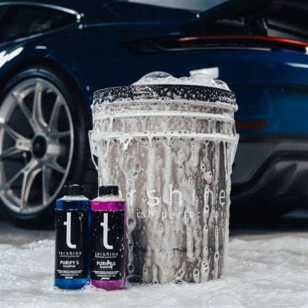 Tershine Purify S - Shampoo, keramiskt schampo, hallon 500 ml