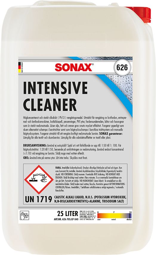 SONAX Super 626 Intensive Cleaner 25L – Högeffektivt alkaliskt koncentrat för fordon & industri