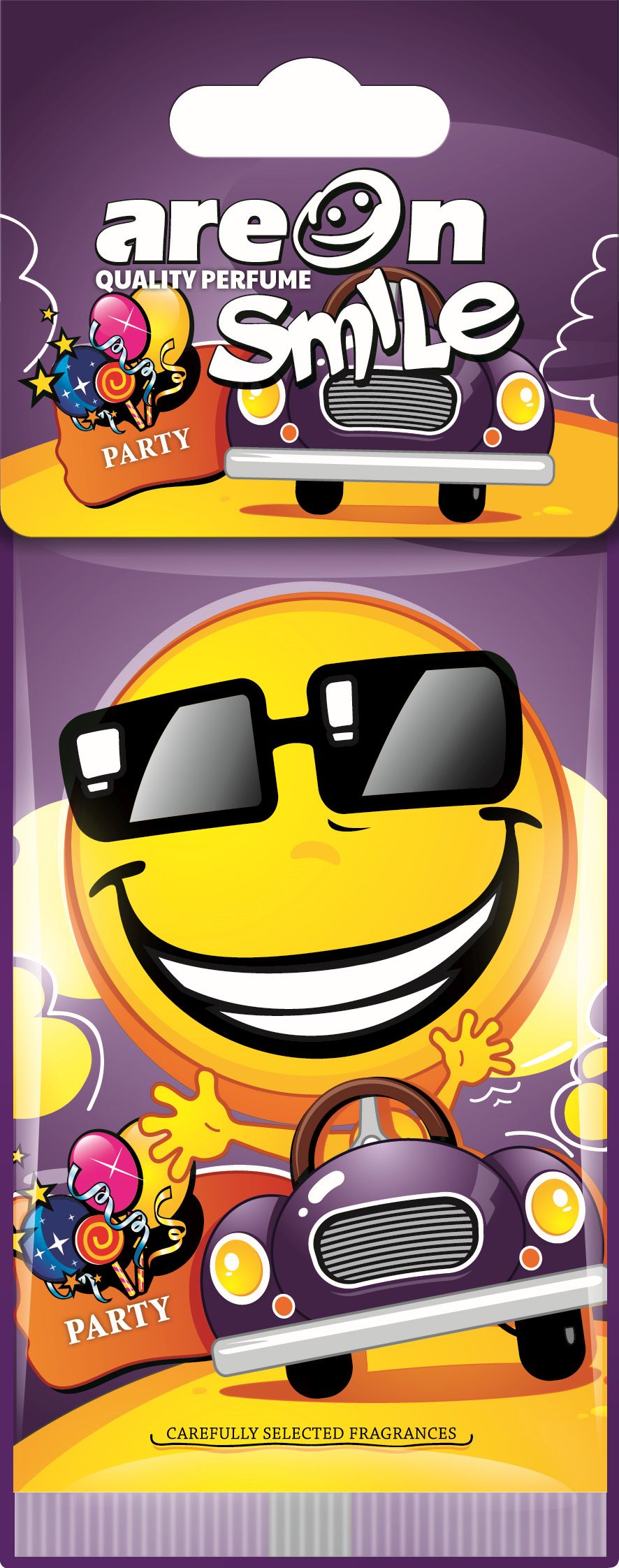 Areon Smile Party – Luftfräschare med fruktigt söt doft