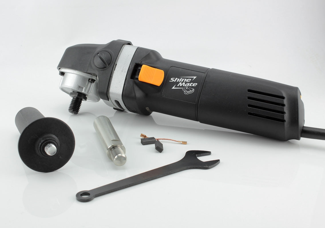 ShineMate EP 803 – Kompakt roterande polermaskin med förlängare och komplett tillbehörskit