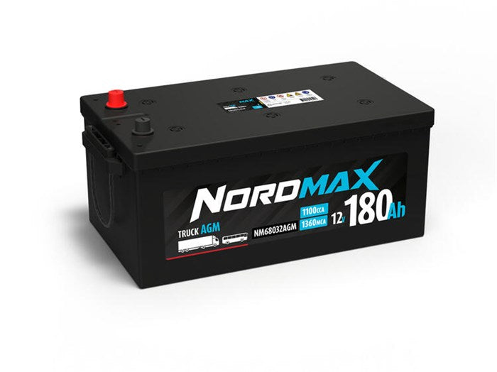 Lastbilsbatteri, Universal 12V Nordmax NM68032AGM