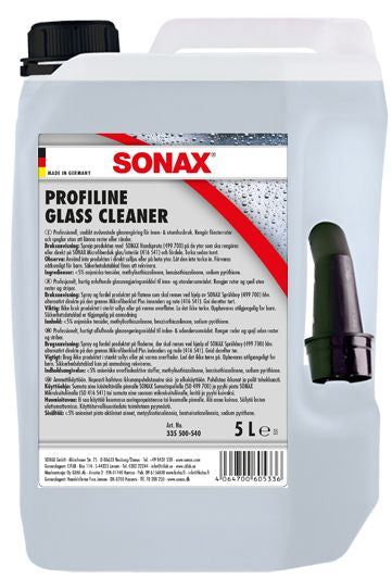 Sonax Pro Fönsterputs 5L – Högeffektiv glasrengöring utan ammoniak