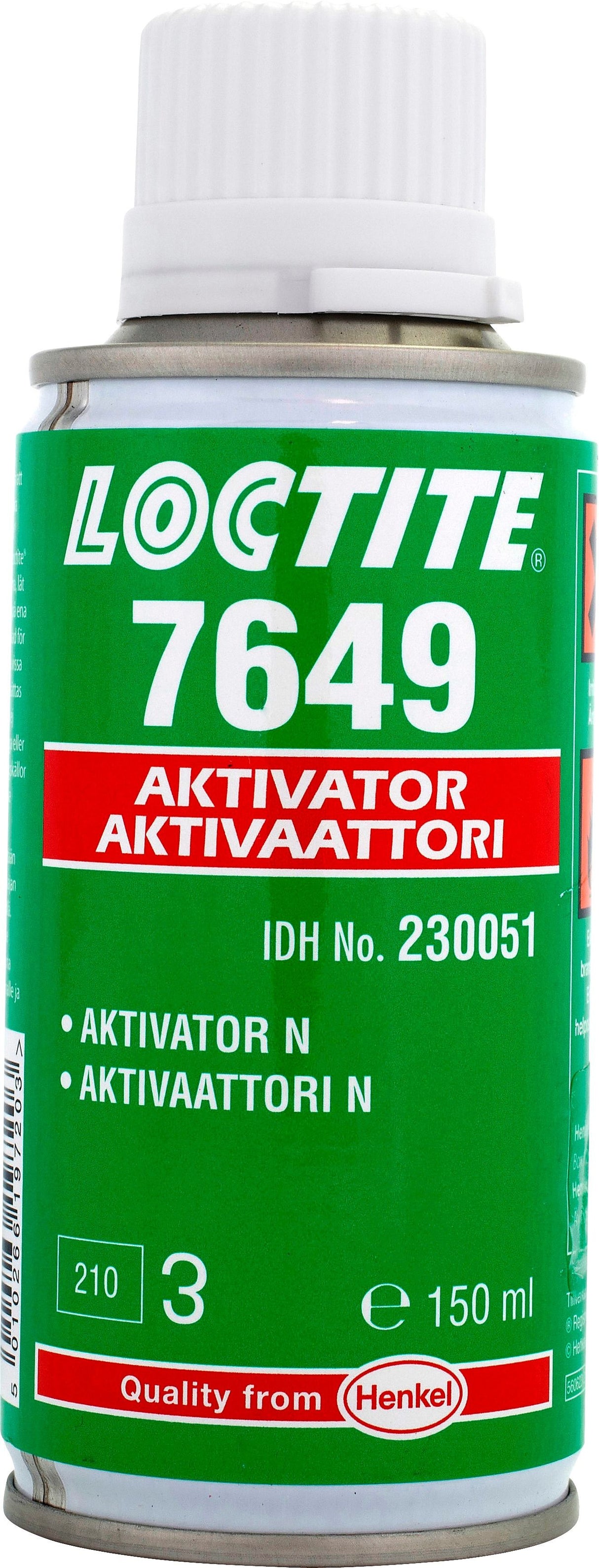 Loctite SF 7649 Aktivator 150 ml sprayflaska - Snabbare Härdning av Anaeroba Lim