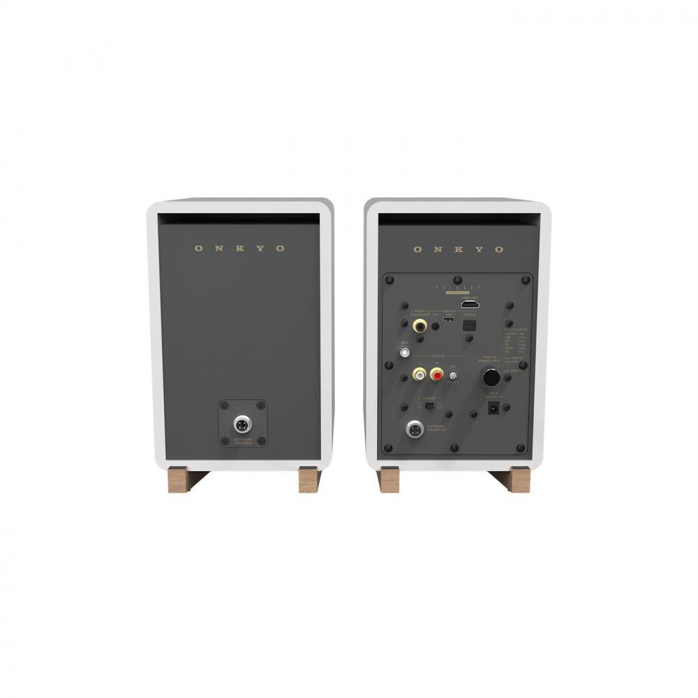 Onkyo GX-30ARC aktiva stativhögtalare, vit
