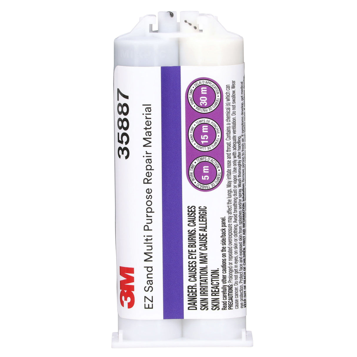 3M Automix EZ Sand – Limmande Spackel 50 ml (6-pack) för Plastreparation