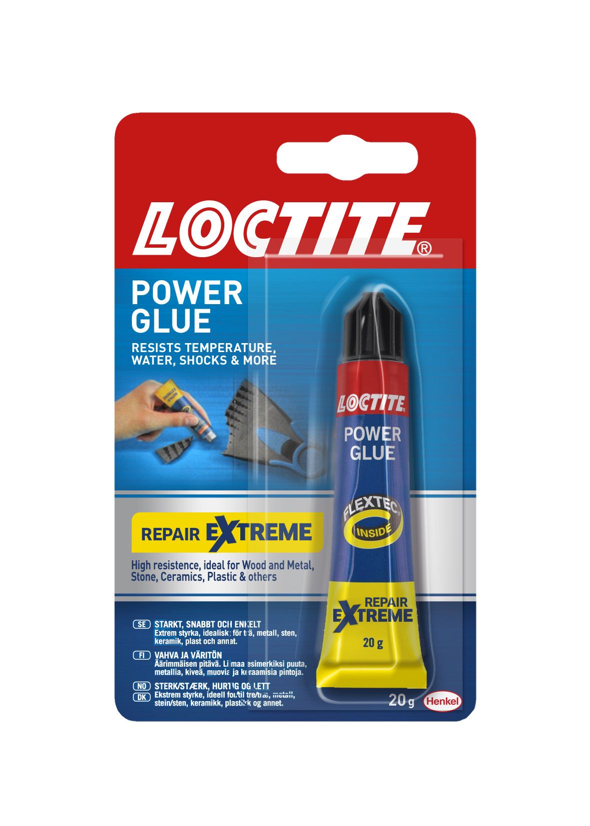 Loctite Power Glue Repair Extreme – Universallim 20 g