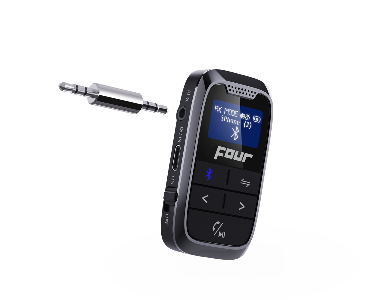 FOUR 2-IN-1 Bluetooth Transmitter & Receiver Wireless Audio Adapter