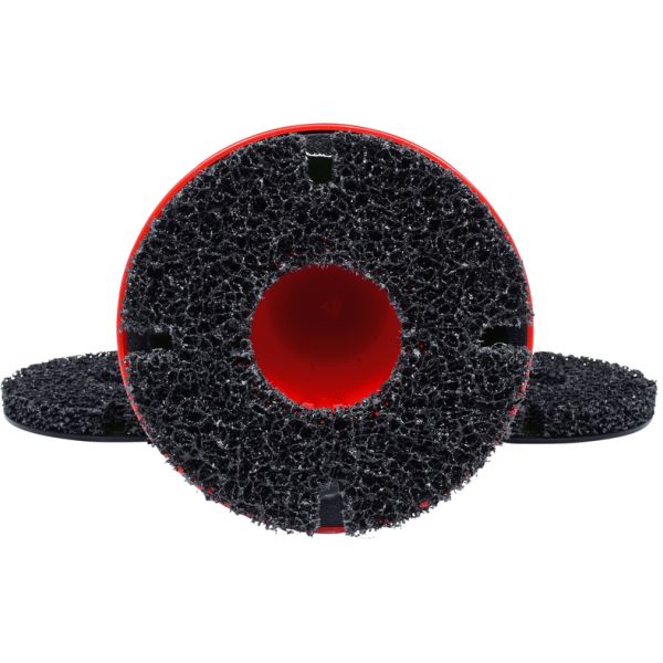 KS TOOLS hjulnavslipsats, Ø 160 mm, 4-delars