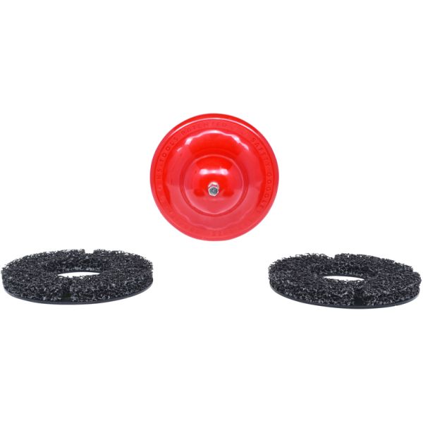 KS TOOLS hjulnavslipsats, Ø 160 mm, 4-delars