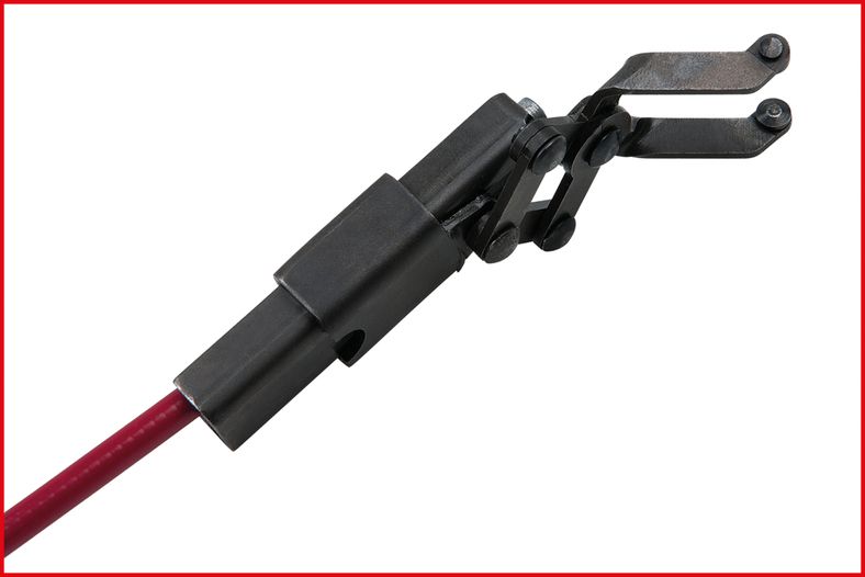 KS TOOLS Bränslelednings-tång med bowdenkabel för snabbkopplingar