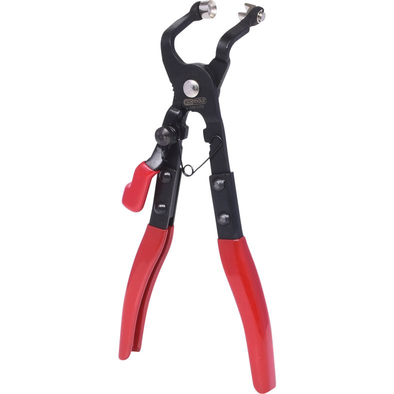 KS TOOLS Slangklämtång, vinklad