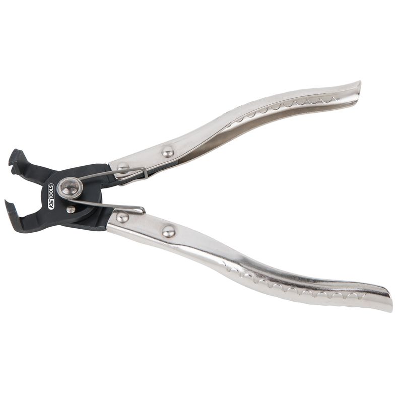 KS TOOLS Click-slangklämmetång, vinklad