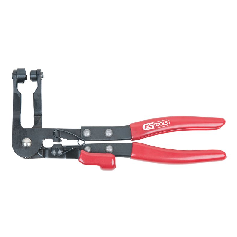 KS TOOLS Slangklämtång, vinklad