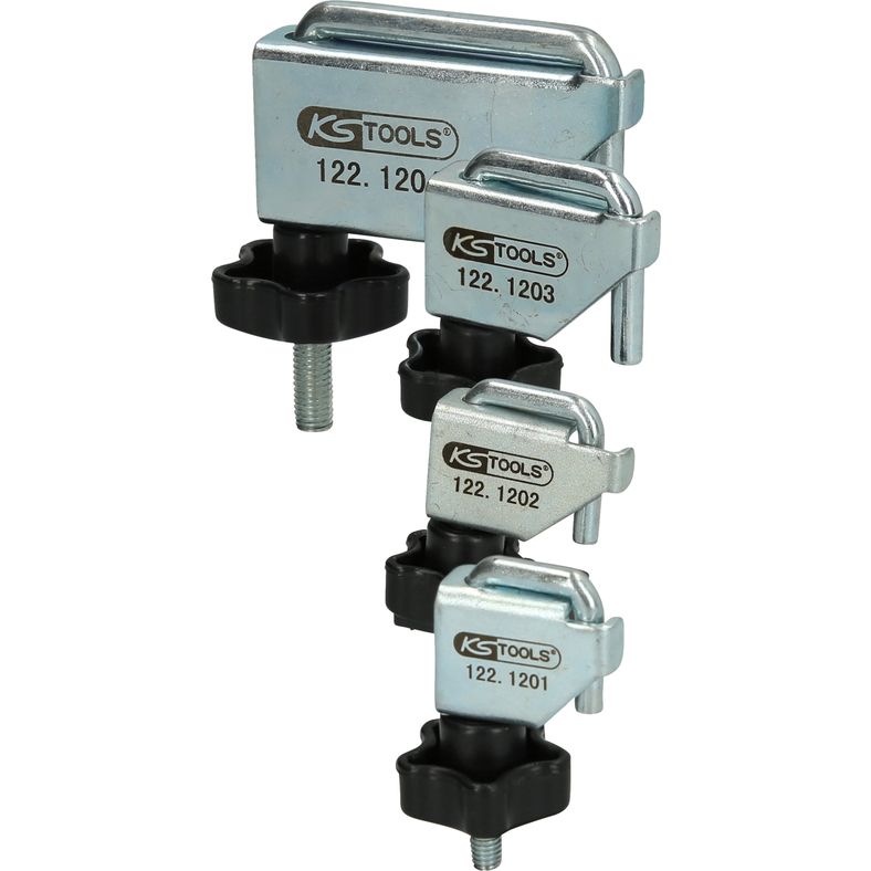KS TOOLS slangklämsats, 4-delars