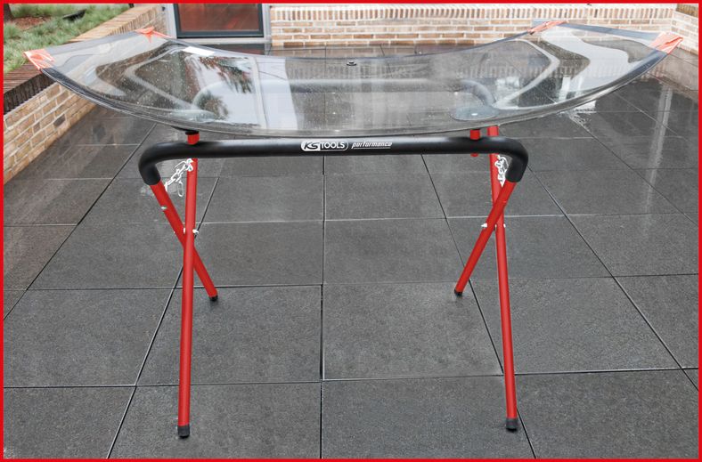 KS TOOLS Skiv-avläggningsbord med gummiskivor, 1160mm