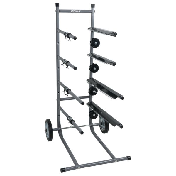 KS TOOLS Lackeringsställ, Pappersvagn med 4 nivåer