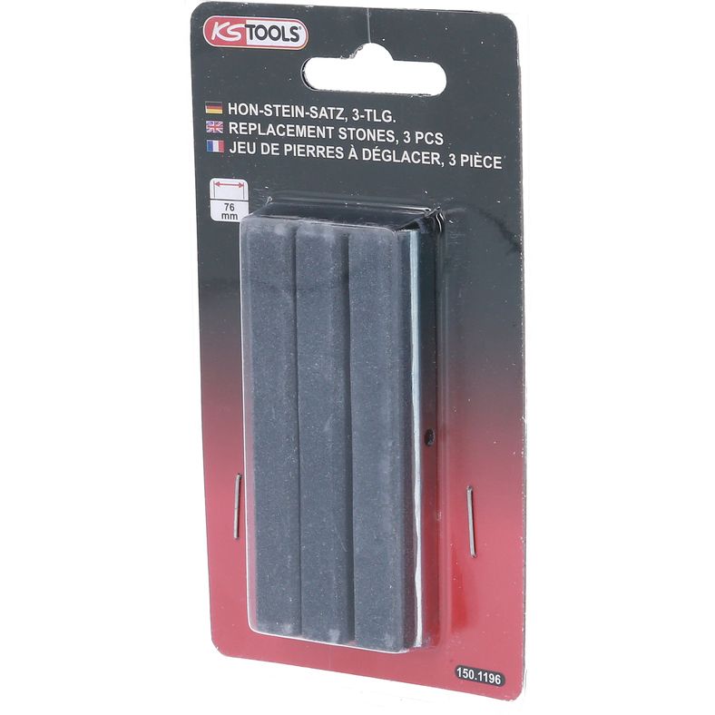 KS TOOLS Hon-sten-sats längd: 76 mm, för 150.1195