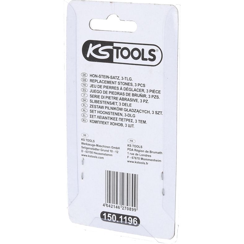 KS TOOLS Hon-sten-sats längd: 76 mm, för 150.1195