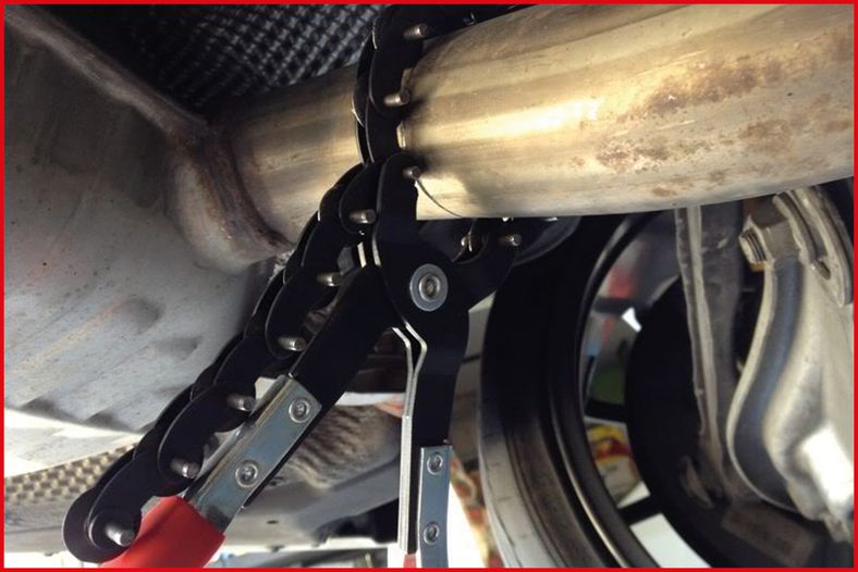 KS TOOLS kedjerörkapare för avgasrör i rostfritt stål Ø 19-83mm