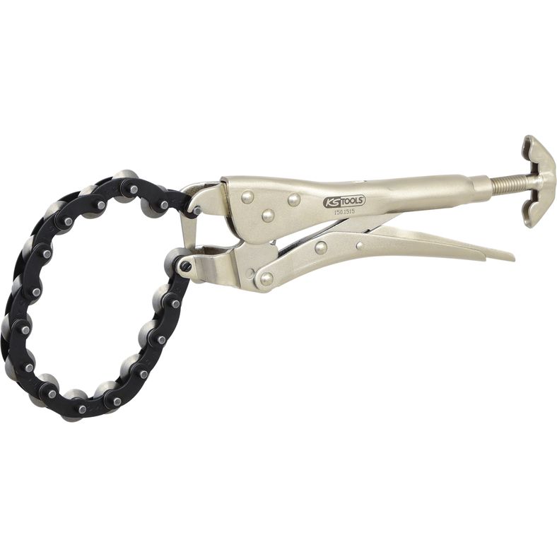 KS TOOLS Grip-kedjerörkapare för avgasrör i rostfritt stål Ø 19-83 mm