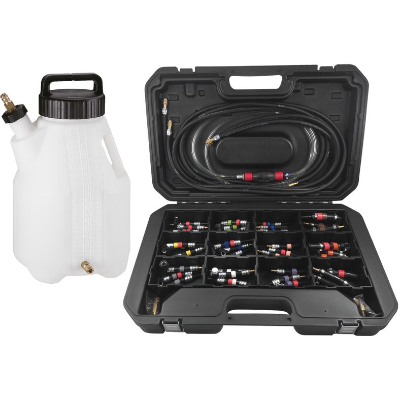 KS TOOLS Bränslesystem test- och rengörings-sats, 43-delars