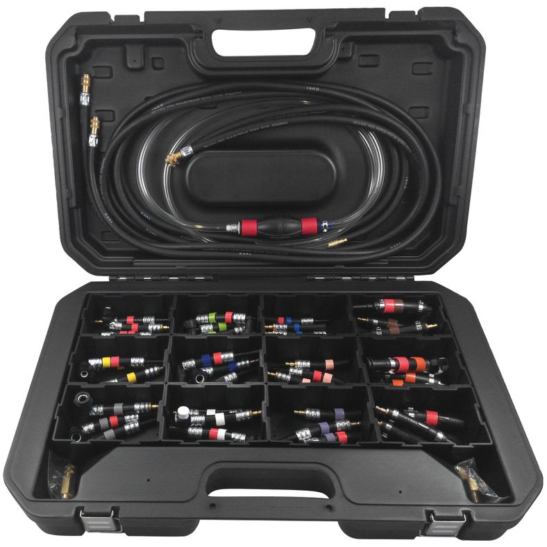 KS TOOLS Bränslesystem test- och rengörings-sats, 43-delars