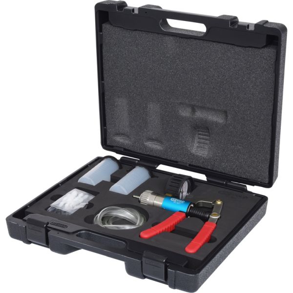 KS TOOLS Nyttofordon tryck-och undertryckspumpsats 7-delars